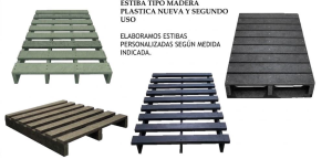 Estiba Tipo Madera Plástica